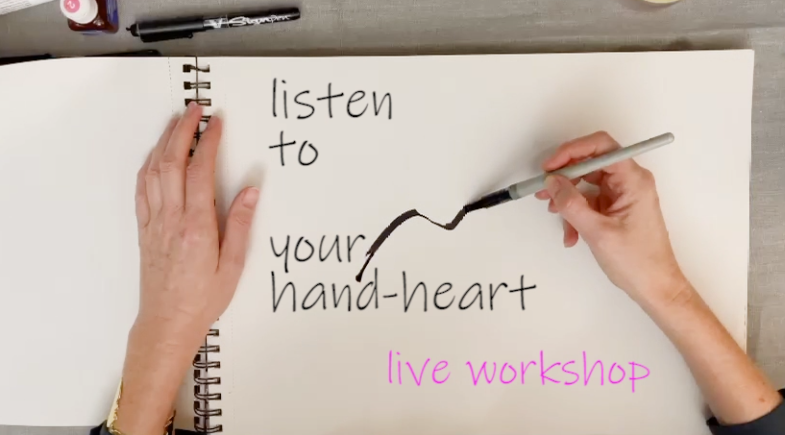Listen to your hand-heart__ #LiveWorkshop >>20/10 6pm, UK (GMT+1)
